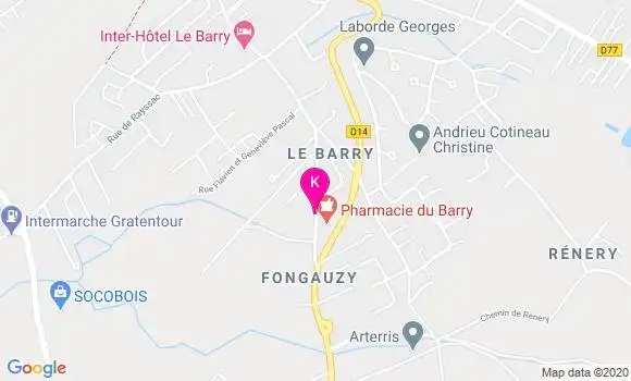 Localisation Franck Blanchet