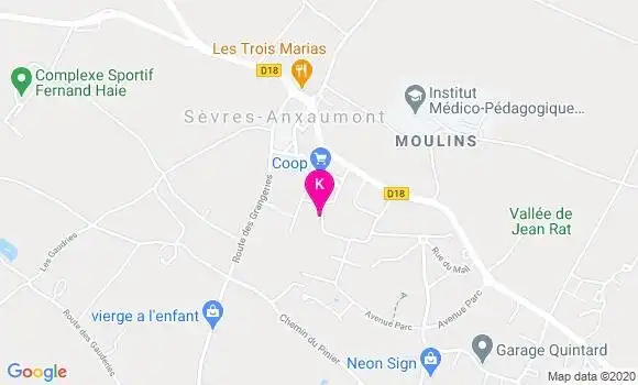 Localisation Isabelle Davrou