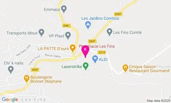 Localisation Thibault Journot