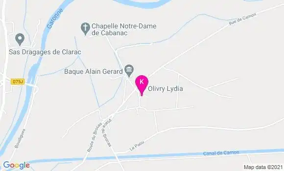 Localisation Lydia Olivry