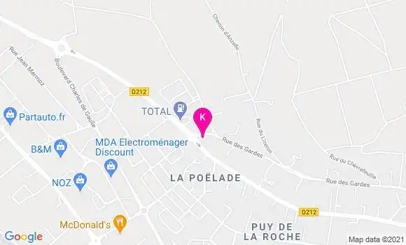 Localisation Benjamin Andre