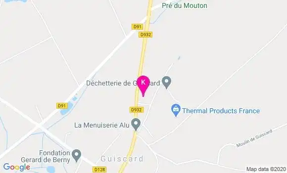 Localisation Clelia Baylot