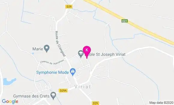 Localisation Boris Dayet