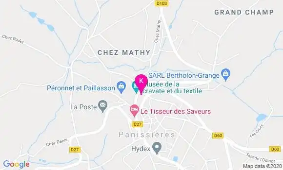 Localisation Vanessa Mazard
