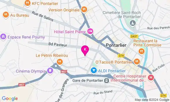 Localisation Camille Mamer