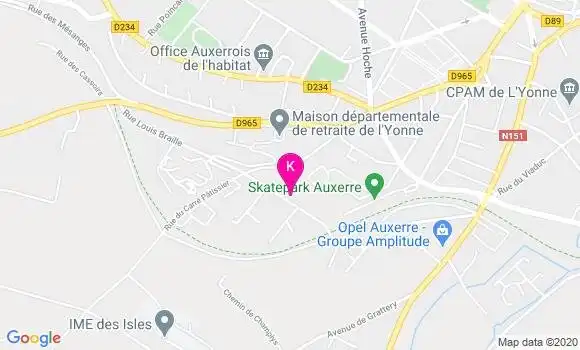 Localisation Arthur Henriot