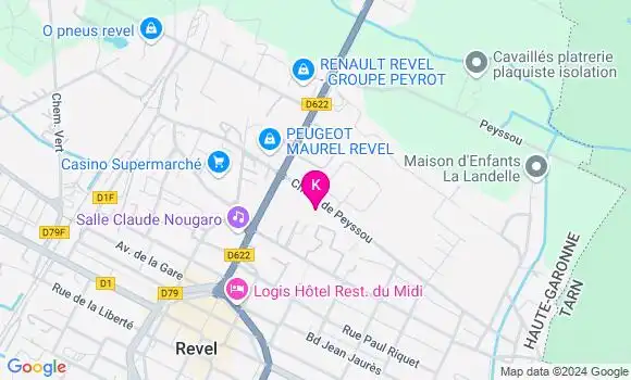 Localisation Marie Luce Lacau Olivier