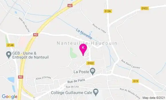 Localisation Anne Moutaillier