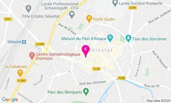 Localisation Bernard Friederich