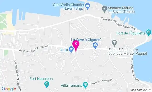 Localisation Agnes Salvat