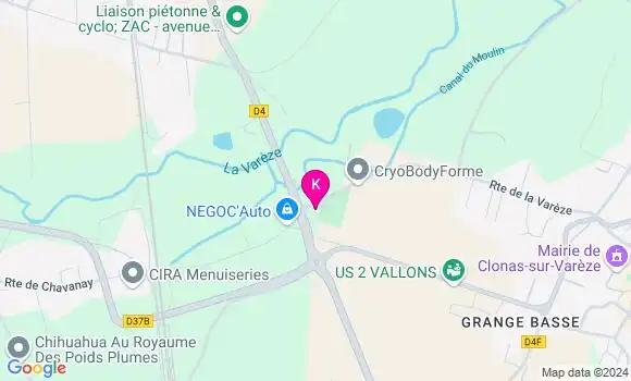 Localisation Adrien Cambefort