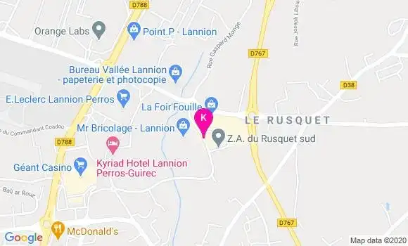 Localisation Sandrine Hamon
