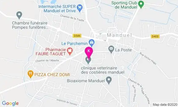 Localisation Doriane Bouharmont