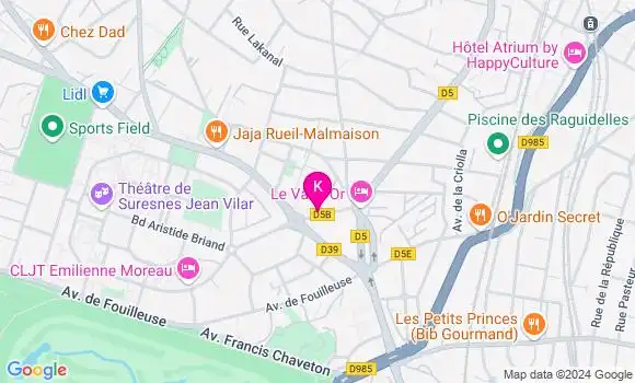 Localisation Loriane Amouret