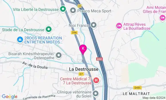 Localisation Mathilde Martinez