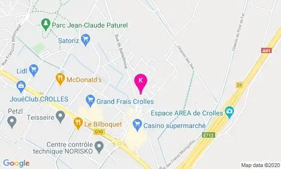 Localisation Thierry Davesne