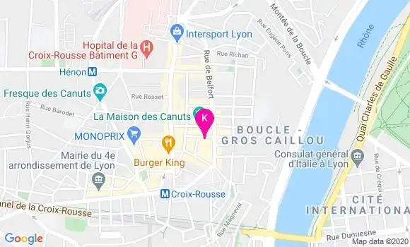 Localisation Catherine Cuvelier
