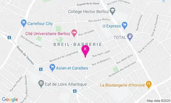 Localisation Philippe Sevenou