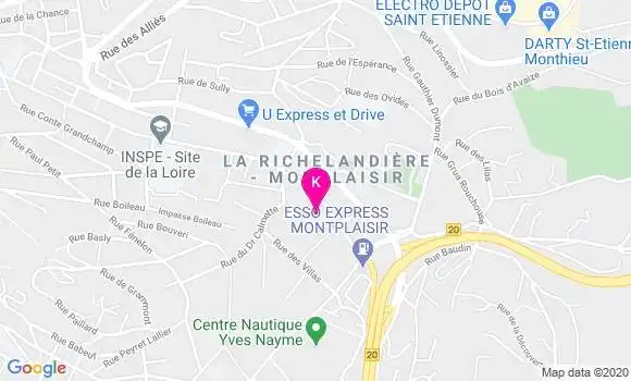 Localisation Raphaelle Vernay Poirier