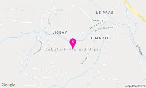 Localisation Wilfried Villant