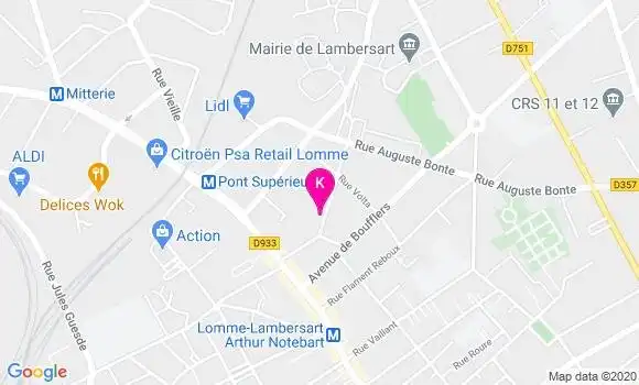 Localisation Matthieu Sauvage