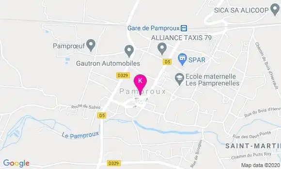 Localisation Elise Chauvet