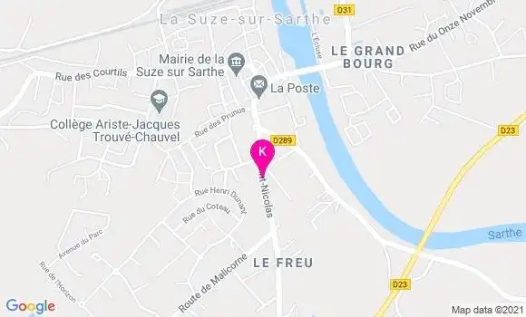 Localisation Nathalie Marie