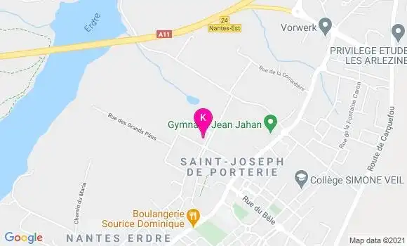 Localisation Jeanne Varennes