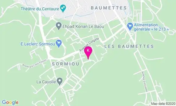 Localisation Christelle Thomas