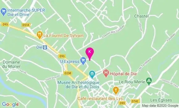 Localisation Thierry Poudrel