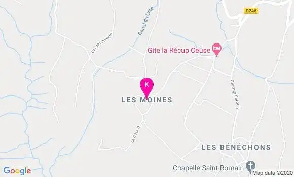 Localisation Emilie Delpech