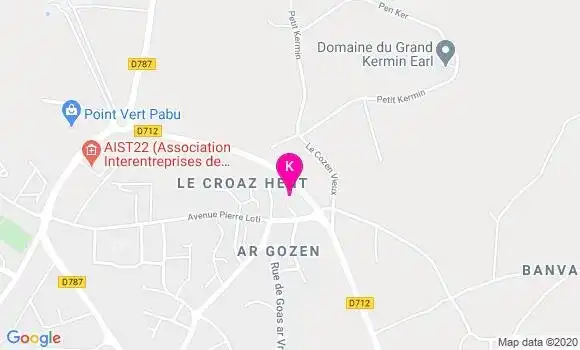 Localisation Michel Le Garlantezec