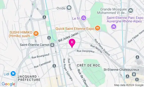 Localisation Alexandre Damotte