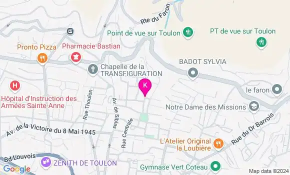 Localisation Pierre Rouget