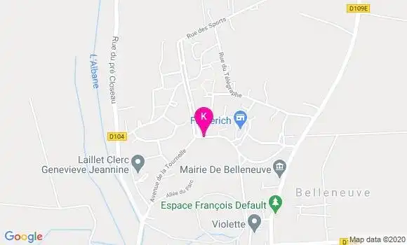Localisation Thomas Monin