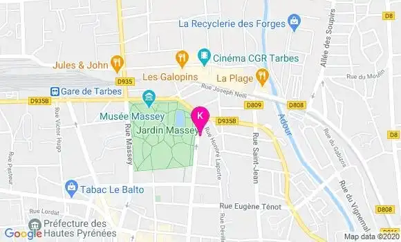 Localisation Bastien Capdevielle