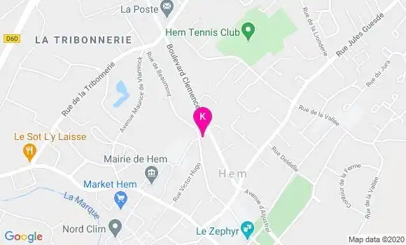 Localisation Justine Millet