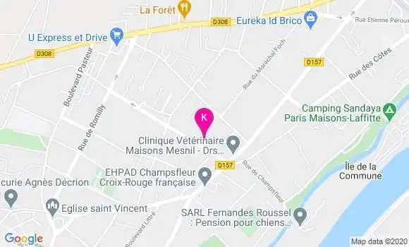 Localisation Marie Christine Bernard