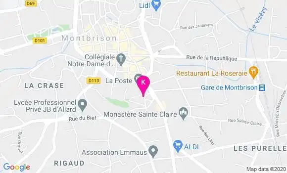 Localisation Sophie Ferret