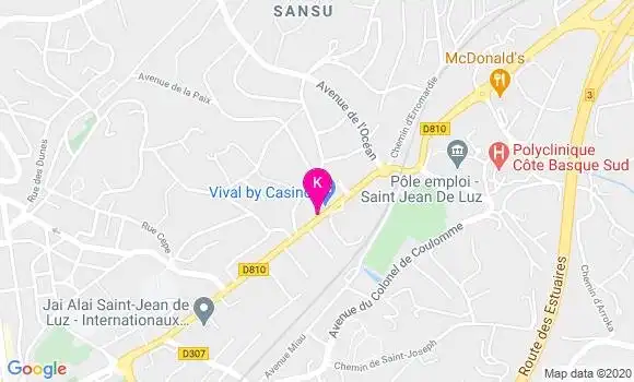 Localisation Xabi Lafitte