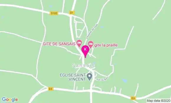 Localisation Samuel Palatini Priou