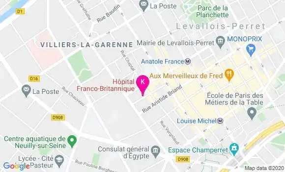 Localisation Anne Caroline Moure