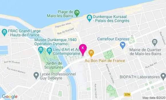 Localisation Aude Vandevelde