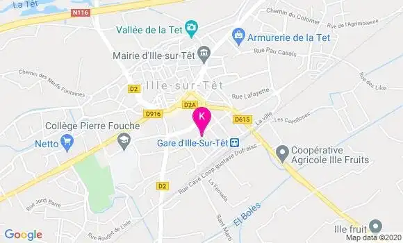 Localisation Franck Gonzalez