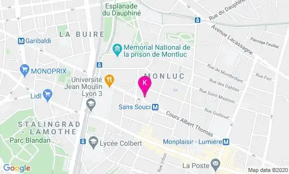 Localisation Aline Genton Gabriel