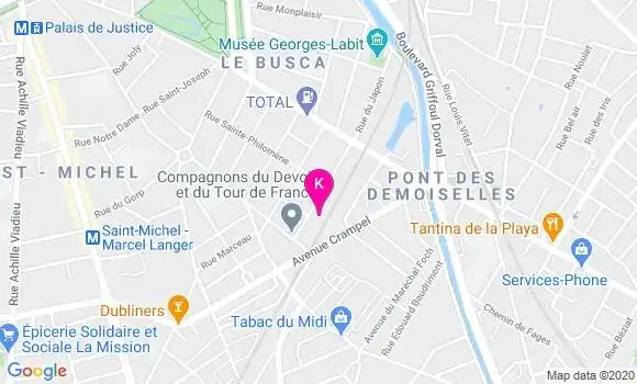 Localisation Severine Destarac