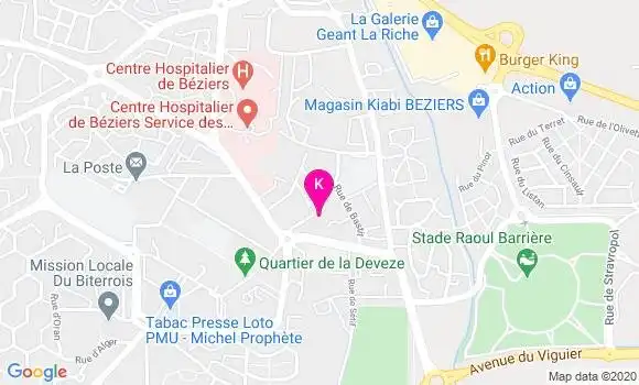 Localisation Marie Pierre Bouzigues
