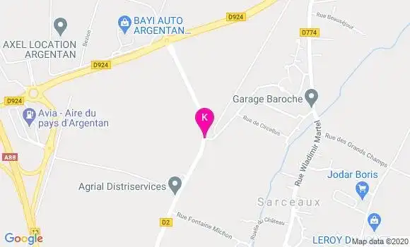 Localisation Fanny Lefevre