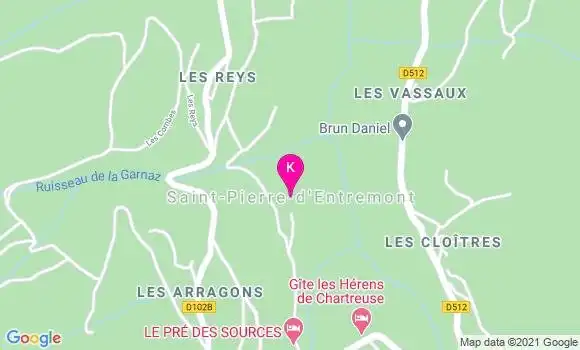 Localisation Justine Vargat