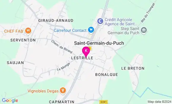 Localisation Camille Dane